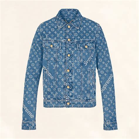 louis vuitton supreme denim jacket fake|supreme Louis Vuitton denim jacket.